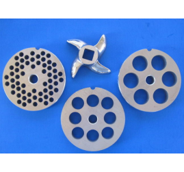 #22 Stainless Steel Meat Grinder Plate – 1/4 Inch (6mm) – Fits Hobart, LEM, Cabelas, Universal & More - View #8